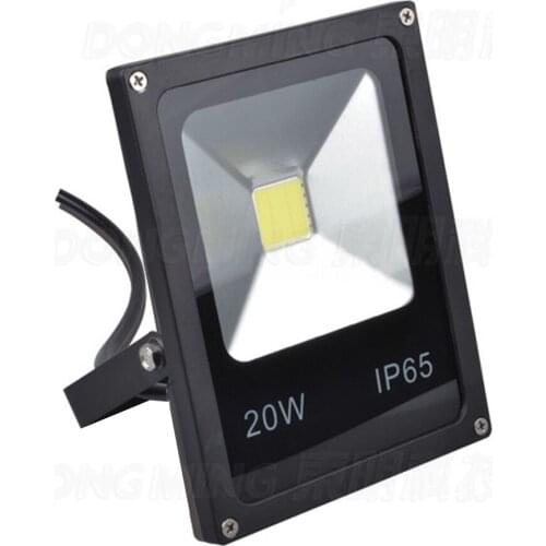 NEW black body Waterproof IP65 20W LED Flood Light AC85-265V Warm White/RGB Outdoor LED spotlight Lamp 1600lm