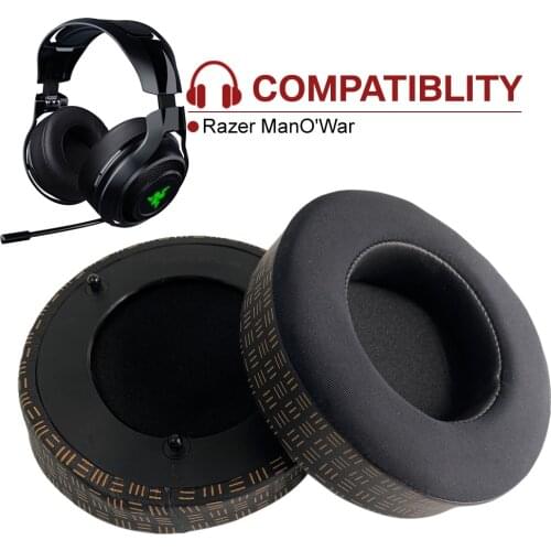 INeedKit Upgraded Cooling Gel Earpads Compatible with Razer Man'OWar Gaming Headset, Headphones Repair Parts Earpads