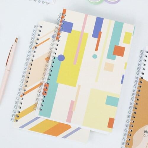 A5 Simple Thick Coil Notebook Loose-leaf Notebook College Students Classroom Notebook Cute Small Fresh Notepad