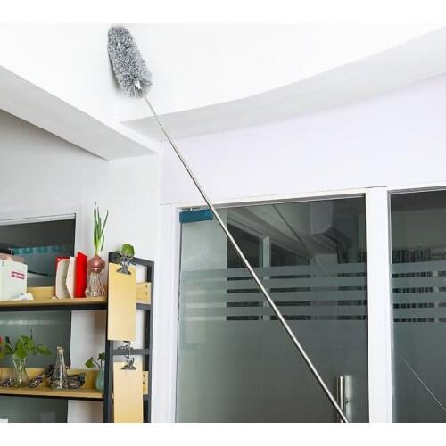 280CM Adjustable Microfiber Dusting Brush Extend Stretch Feather Duster Household Cleaning Brush for Air-condition Car Furniture