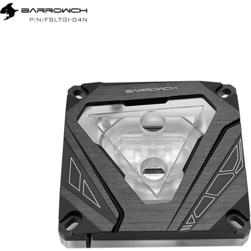 Barrowch CPU water block radiator For 115X 1200 X99/X299 5V ARGB 3PIN Lighting