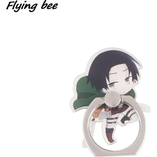 X1811 Anime Attacking Giant Universal Fashion Mobile Phone Ring Stand Anti-drop Ring Buckle Lazy Bracket Phone Accessories Gift