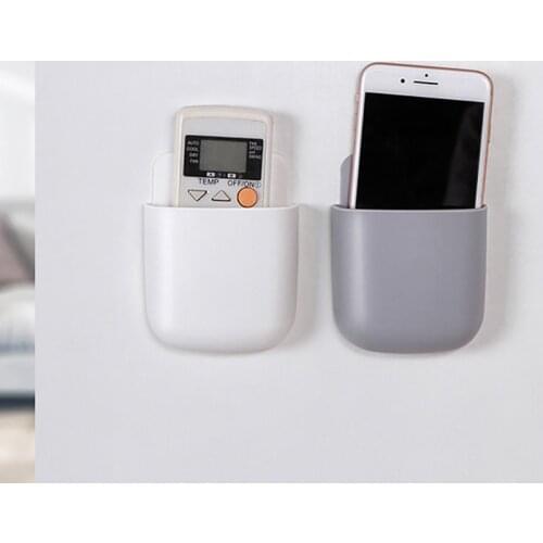 Remote Control Storage Box Wall Mounted Storage Organizer for Wall Desk Door Air Conditioner TV Mobile Phone Case Holder