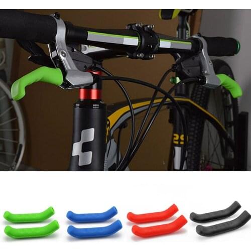 1 Pair MTB Road Bike Brake Lever Protector Protective Silicone Handle Sleeves