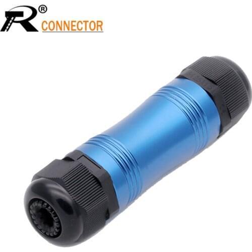1pc IP68 Waterproof Straight Connector Junction Box Electrical Wire Cable Connector Outdoor Plug Socket Terminal Block