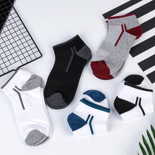 10 Pairs/Lot Mens Socks Breathable Sweat Absorbing Cotton Socks All-match Spring/Summer Male Boat Socks Casual Short Sport Sock