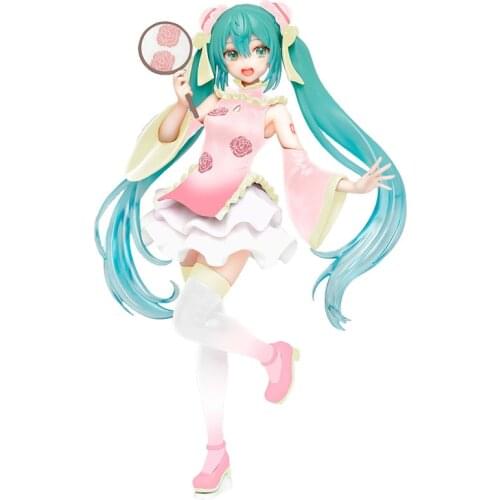 100% Original Taito Miku Costumes Cheongsam Figure Anime Girl Figure