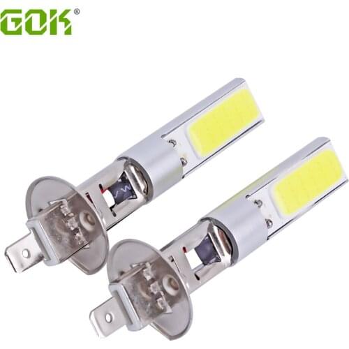 50Pcs/Lot High Power 20W 10W cob led Super Bright H1 led cob Car Vehicle LED White Day Driving h3 881 880 h1 led Fog lamp