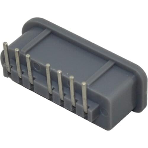 50PCS a lot High quality 90 degree 7 Pin female connector Socket Slot 7pin for SNES Game Console controller