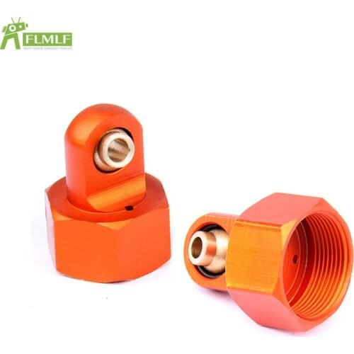 6MM Metal Shock Absorbing Cap Upper or Lower Ball Buckle Kit Fit for 1/5 HPI ROFUN BAHA ROVAN KM BAJA 5B Rc Car Toys Games Parts