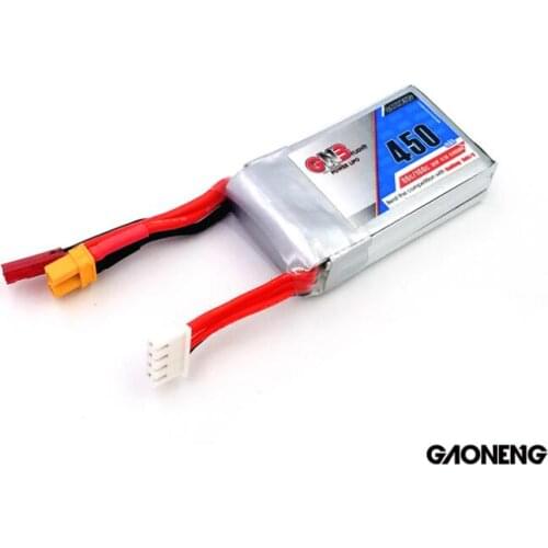 Gaoneng GNB 11.1V 450mAh 3S 80C/160C Battery With JST XT30 Plug For RC Racing Drone High Quality Rechargeable battery
