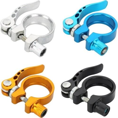 Aluminum Ultralight Quick Release Road Bike Mountain Bicycle Seat Post Seatpost Clamp 1 Pcs