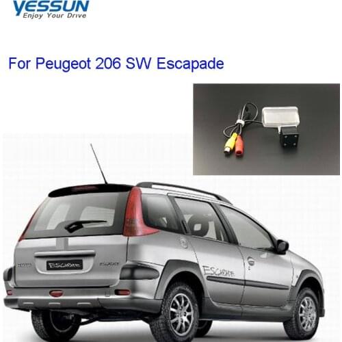 Yessun License Plate Rear View Camera 4 LED Night Vision 175 Degree HD For Peugeot 206 SW Escapade peugeot 206