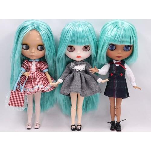 ICY DBS Blyth Doll 19 Joints Body Long Straight Hair 30cm BJD Nude Dolls Girls Toys Cute DIY Doll for Girls