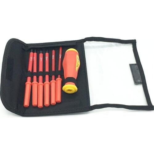 New 6PCS/set 1000V Electricians Screwdriver Hand Tool Set Electrical Fully Insulated High Voltage Multi Screw With Magnetic Tips