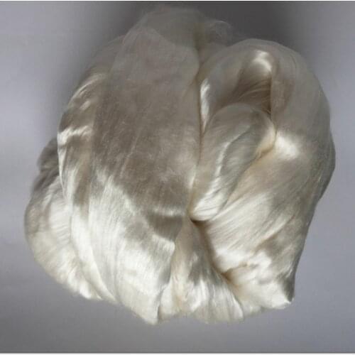 Factory Wholesale Price A grade mulberry silk roving 100% silk top fiber for spinni ng 500g/4balls/lot