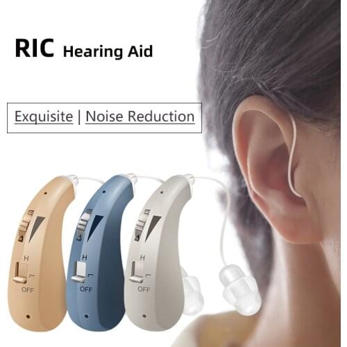 Hearing Aid RIC Rechargeable Digital Wireless Sound Amplifier For Elderly Deafness Adjustable Ear Care Health Portable Headphone