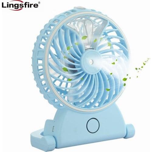 Portable Desktop Humidifier Fans Mini Handheld Fans USB Rechargeable Cooling Misting Fan Personal Humidifier Air Conditioner