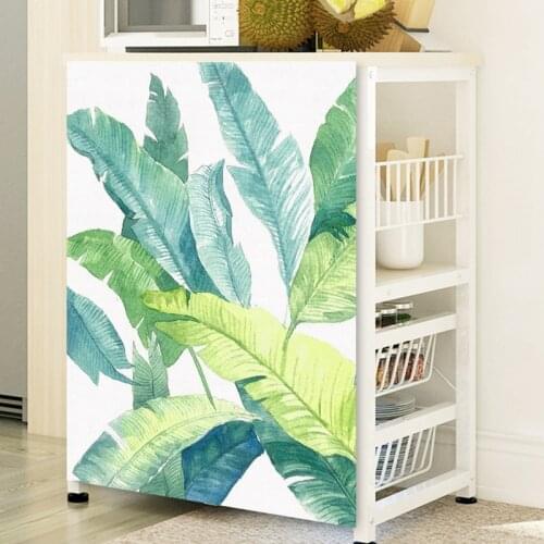 Dustproof Cabinet Curtain Decorative Short Curtains for Wardrobe Ins Style Half-curtains with Velcro Window Treatments Drapes