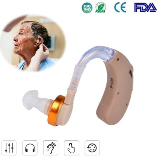 Hearing Aids Mini Volume Adjustable Hearing Aid Wireless Sound Amplifier For the Hearing Loss Elderly Enhancement Hear Clear