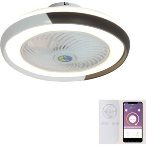 Smart ceiling fan with lights bedroom restaurant ceiling fans and remote celing light wifi Mobile app dining room living room
