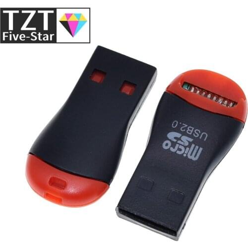 USB 2.0 Micro SD SDHC TF Flash Memory Card Reader Mini Adapter For Laptop