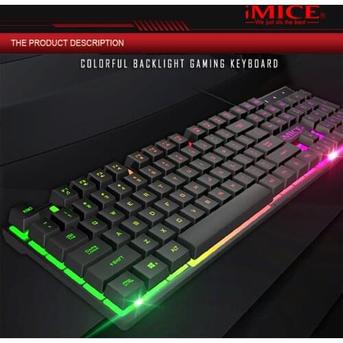 USB Keyboard Wired Gaming Mouse Kit 104 Keycaps With RGB Backlight Keyboard Gamer Ergonomic For PC Laptop