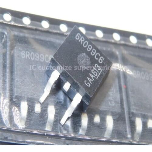10PCS/LOT IPB60R099C6 6R099C6 TO-263 600V 38A SMD Triode