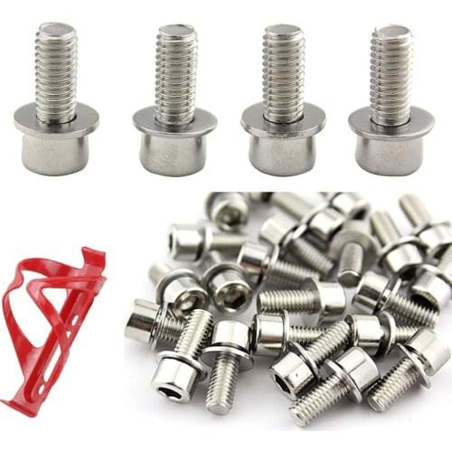 10Pcs Cycling Socket Head Cap Screws Hexagonal Bicycle kettle rack screw Road Mountain bike Accessories Stainless Steel Screws