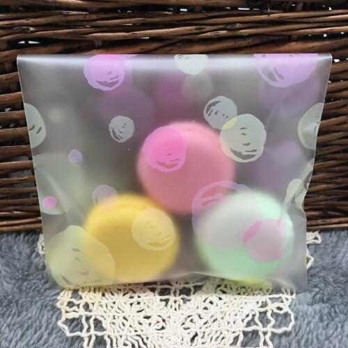 100pcs 12x20cm Plastic Candy Cookie Bags Wedding Birthday Children Christmas Favors Party Snack Packaging Gift Bag