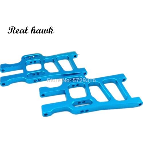 2pcs Aluminum HSP Upgrade Parts 108019 08005 Front Lower Suspension Arm fit HSP RC Car 1/10 Scale Models RC Remote Control Cars