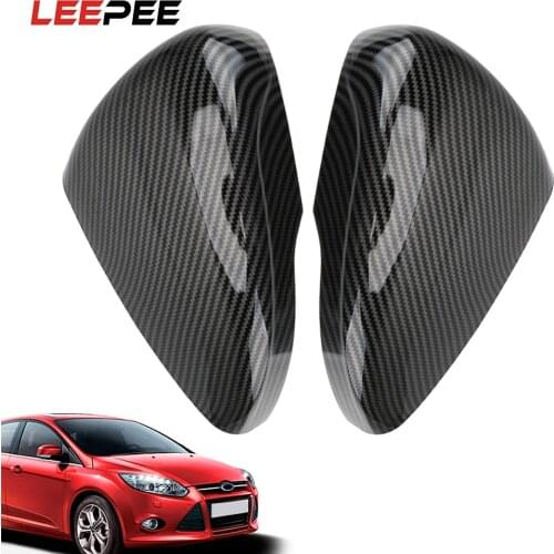 2Pcs/set Car Auto Side Rear View Mirror Cover Rearview Mirror Trim Caps For Ford Focus MK2/MK3 Sedan(DYB) Turnier(DYB) Hatchback