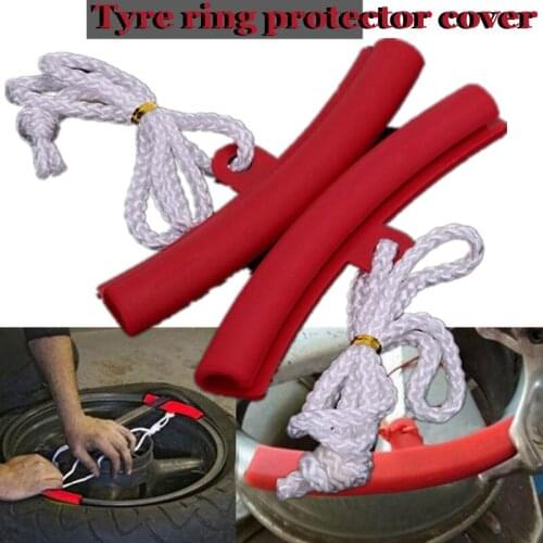 Car Tire repair Wheel Protective Tools Sleeve Auto Wheels Steel Ring Protect Silicone Case Motors Repair Accessories 2 Pcs