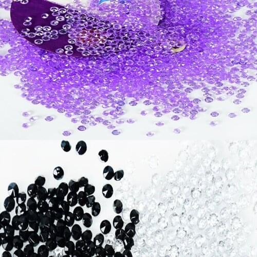 2000Pc/Bag Acrylic Crystal Diamond Bead Colorful Faux Diamond Vase Filling Party Decor DIY Phone Case Jewelry Making Accessories