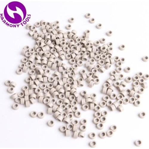 HARMONY Light Blonde 4.0mm 8 Bottle 8000 Pieces Screw Micro Rings Beads Aluminum Crimp Micro Tubes for I-tip Hair