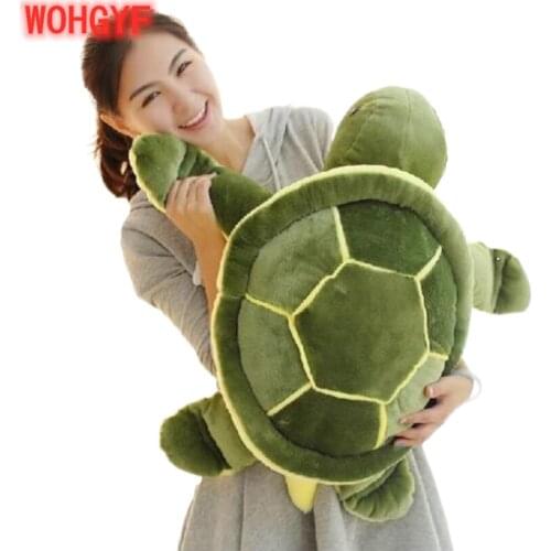 Huge Size 40cm/50cm/60cm Plush Tortoise Toy Cute Turtle Plush Pillow Stuffed Turtle Pillow Cushion For Girls Gift Kids Toys