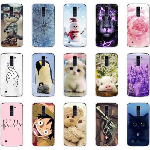 For LG K10 Cover Soft TPU Phone Case For LG K10 LTE K420N K430 phone Cases Silicone Back Cover For LG K10 2016 Capas Fundas