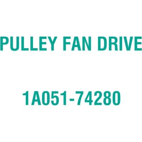 For Kubota 1A051-74280 PULLEY FAN DRIVE