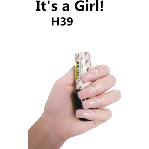 H39 Its A Girl 15ml UV LED Gel Polish Vernis Permanent Lasting Shine opies Nail Art (need lamp dry)