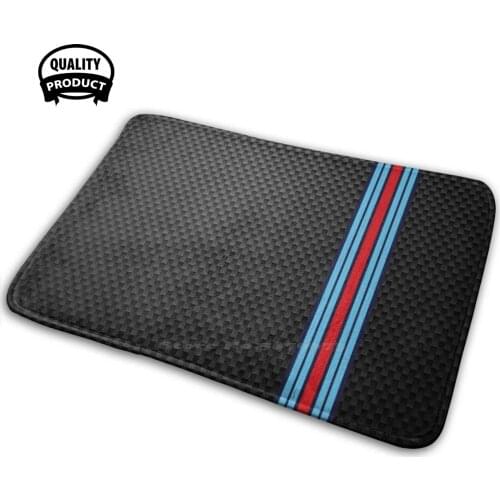 I Strip Soft House Family Anti-Slip Mat Rug Carpet I Racing Alfa Romeo I Racing Abarth Fiat Lancia Rally Car Motorsport Tuning