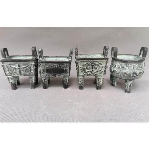 China bronze tripod small crafts statue