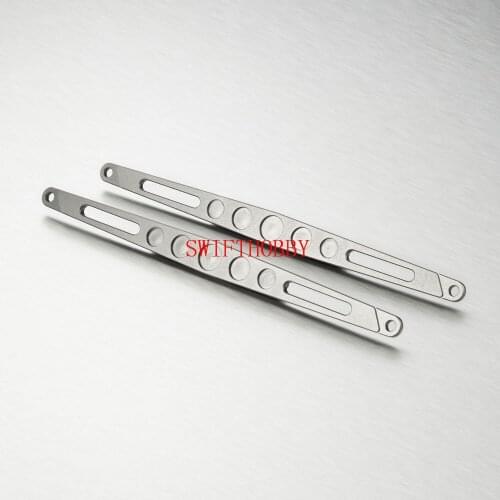 2pcs CNC Aluminum Rear Upper Linkage Stiffeners Set for Axial 1/8 Yeti XL