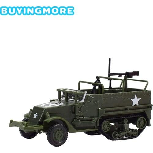 1 PCS Assembly Model Car 1:72 M3 HALF TRACK Armored Vehicle Plastic Model Kits Military Classic Toys for Boys Gift Building Kit