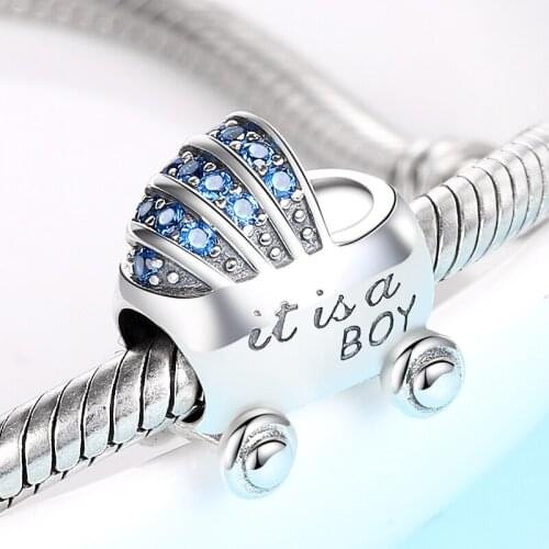 2020 New 100% 925 Sterling Silver Charm Beads Sons Love Car Beads Fit Original European Charms for Bracelet Making Jewelry Gift