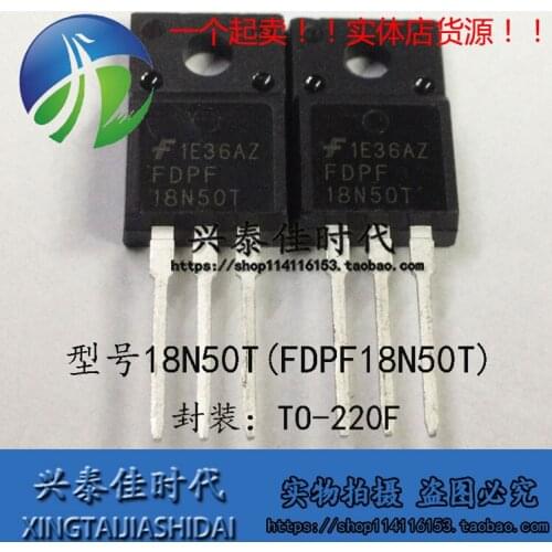 New 5pcs FDPF18N50T 18N50T 18A/500V TO-220F