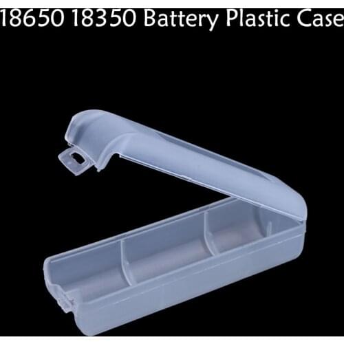 For 18650 18350 Battery Plastic Case Holder Lithium Battery Box Protective Storage Boxes