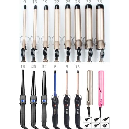 New Arrival professional 19mm curling iron Hair waver Pear Flower Cone electric curling wand roller styling tools