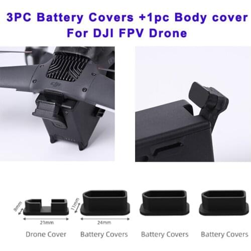 Dustproof Plug Silicone Protective Cover For DJI FPV Drone Battery Charging Port Protector for DJI FPV Drone Accessories