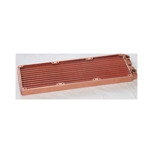 Fast Free Ship 360mm Full Red Copper Water Cooled Row Heat Exchanger Koolance Liquid-cooled Computer Cooling Radiators