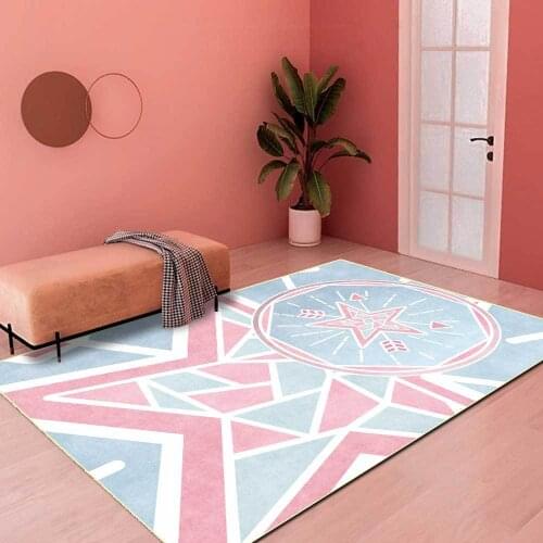 Pink Girl Room Decor 3D Printing Carpets For Living Room Bedroom Large Area Rugs Kids Floor Crawl Child Big Play Game Carpet Mat